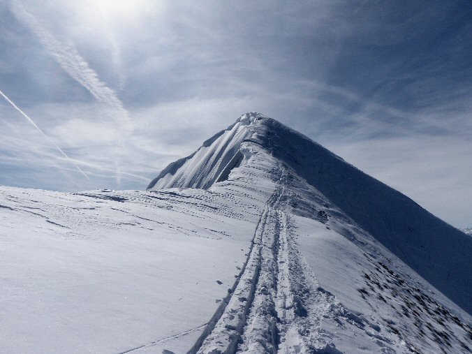 Mont Charvin 28.jpg - Sur l'ar�te sommitale